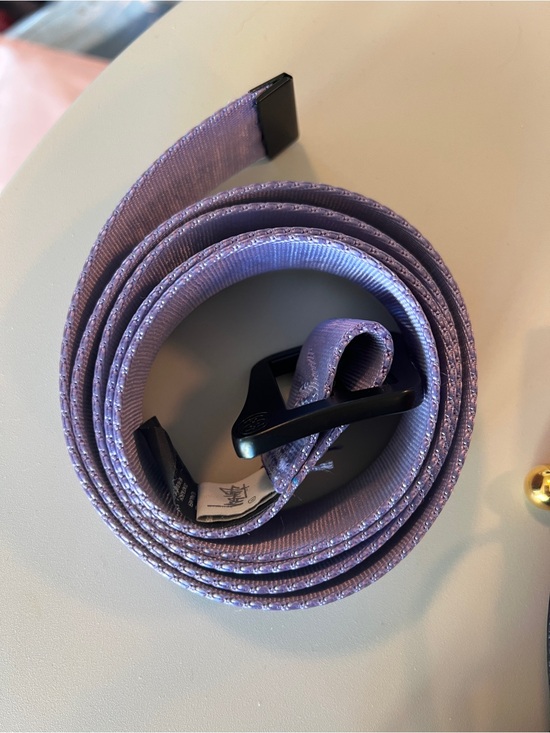 Stüssy Other - Stüssy Lavender Fabric Belt with Black Buckle